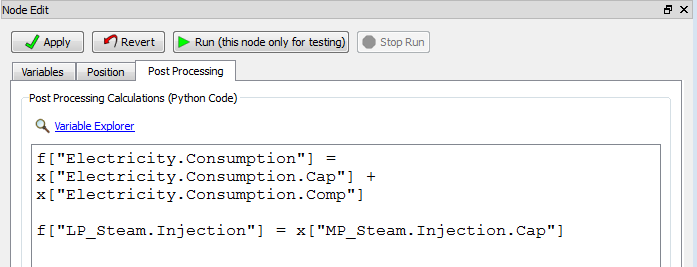 Total Consumption Node Editor (Python Codes)