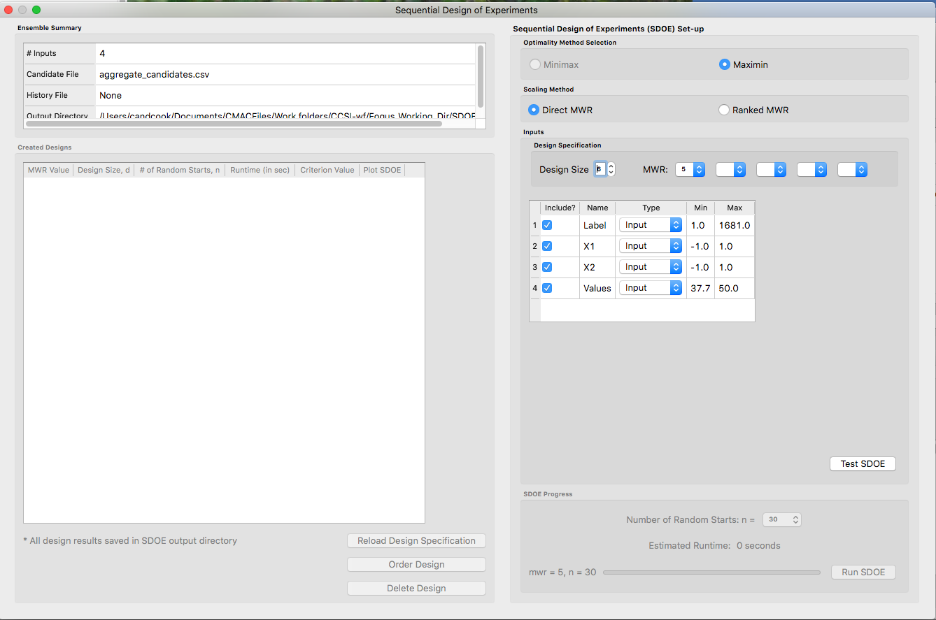 SDOE second window