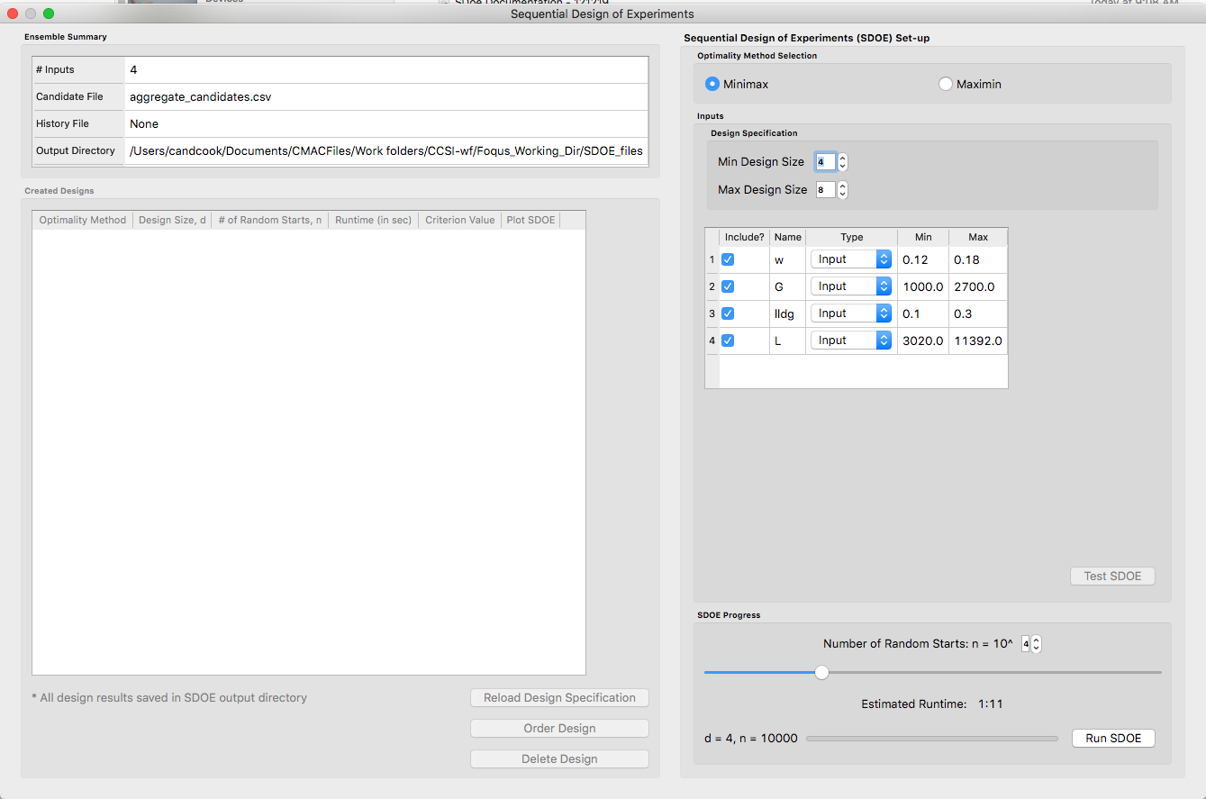 SDOE second window