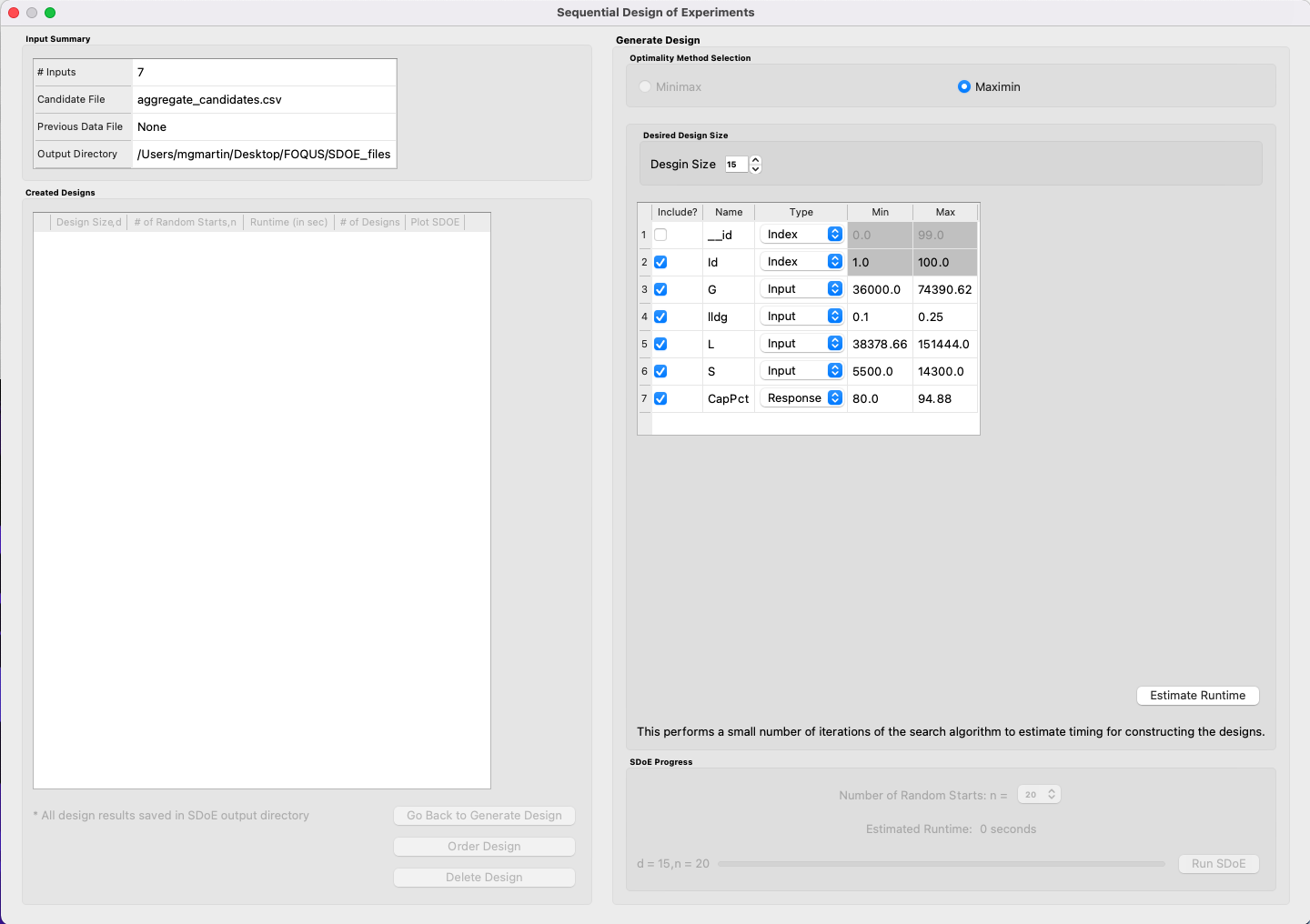 Second Page Design Choices