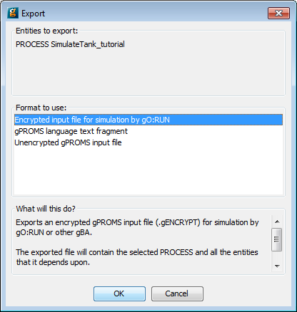 Select “Encrypted Input File”